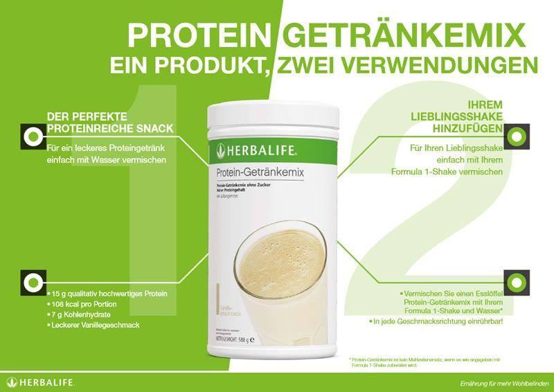 Herbalife Protein-Getränkemix Vanillegeschmack, 21 Portionen