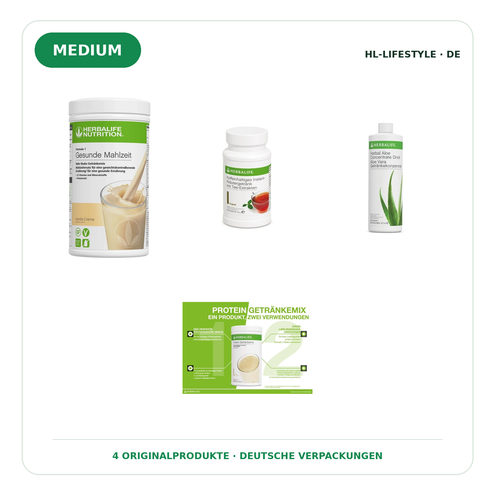 Gewichtsmanagement MEDIUM – Originalprodukte in deutscher Verpackung