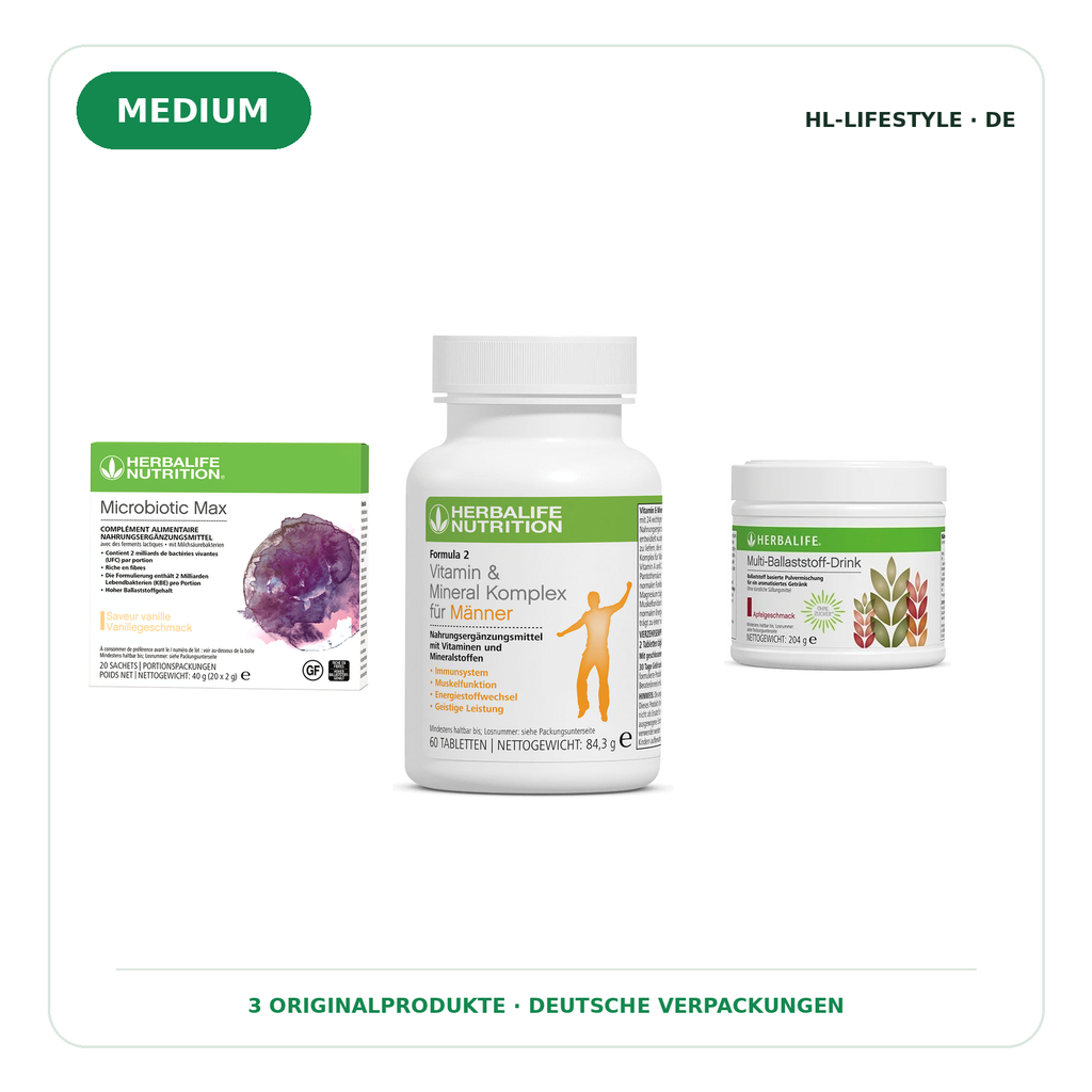 Tägliches Wohlbefinden MEDIUM – Originalprodukte in deutscher Verpackung