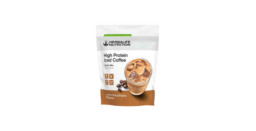 High Protein Iced Coffee - gusto Latte macchiato – confezione ufficiale Herbalife Italia
