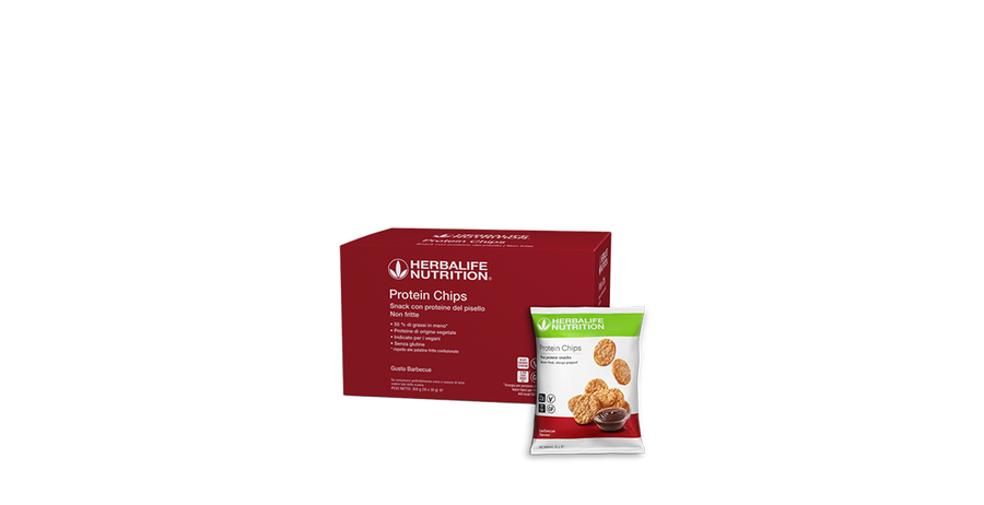 Protein Chips - gusto Barbecue - 10 sacchetti – confezione ufficiale Herbalife Italia