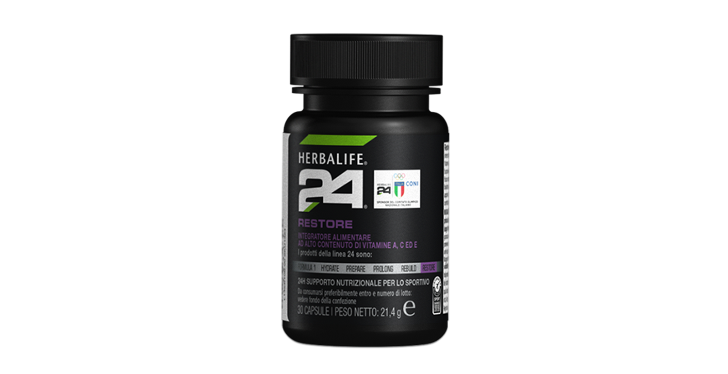 H24 Restore – confezione ufficiale Herbalife Italia