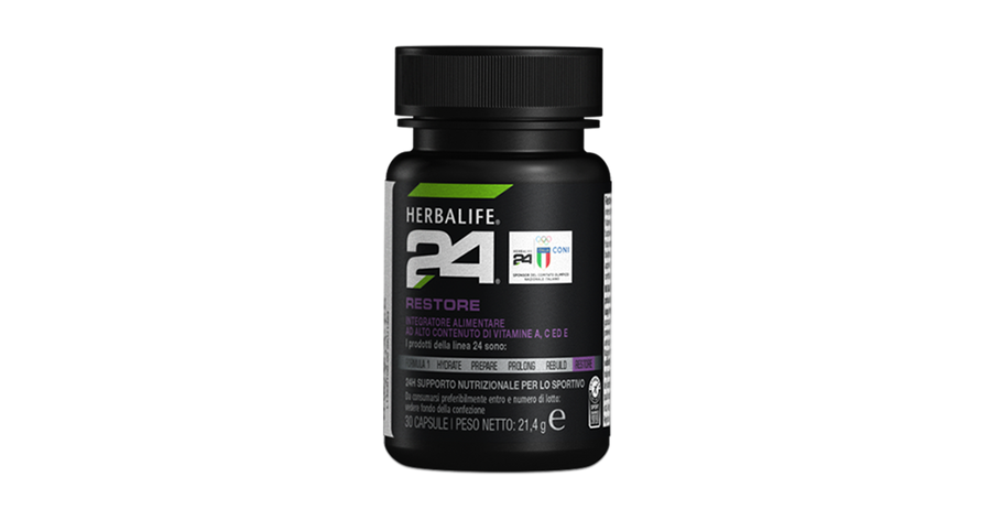 H24 Restore – confezione ufficiale Herbalife Italia