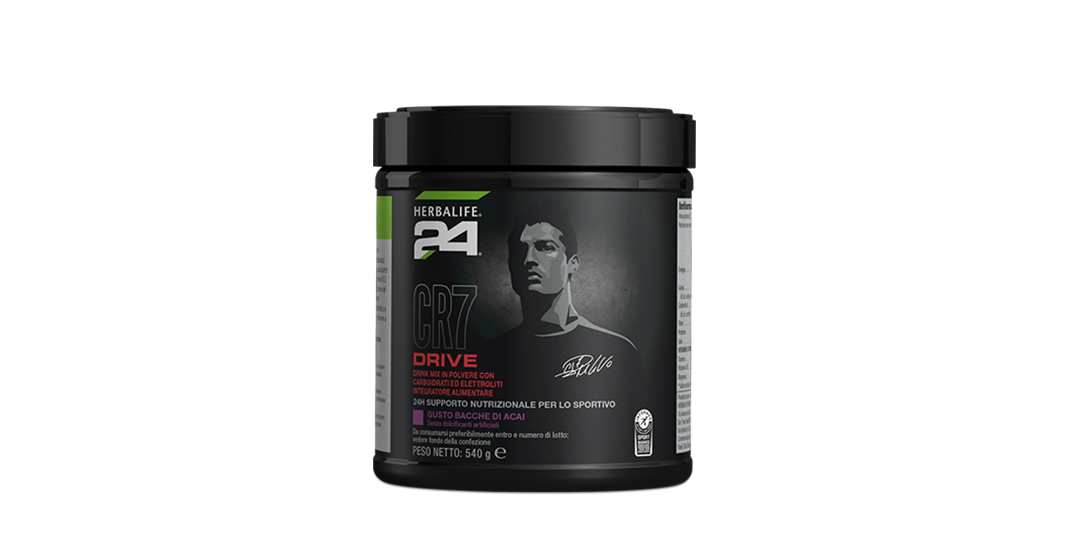 CR7 Drive - gusto Bacche di Acai - 20 porzioni – confezione ufficiale Herbalife Italia