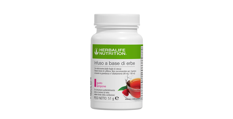 Infuso a base di erbe 51 g - gusto Lampone – confezione ufficiale Herbalife Italia
