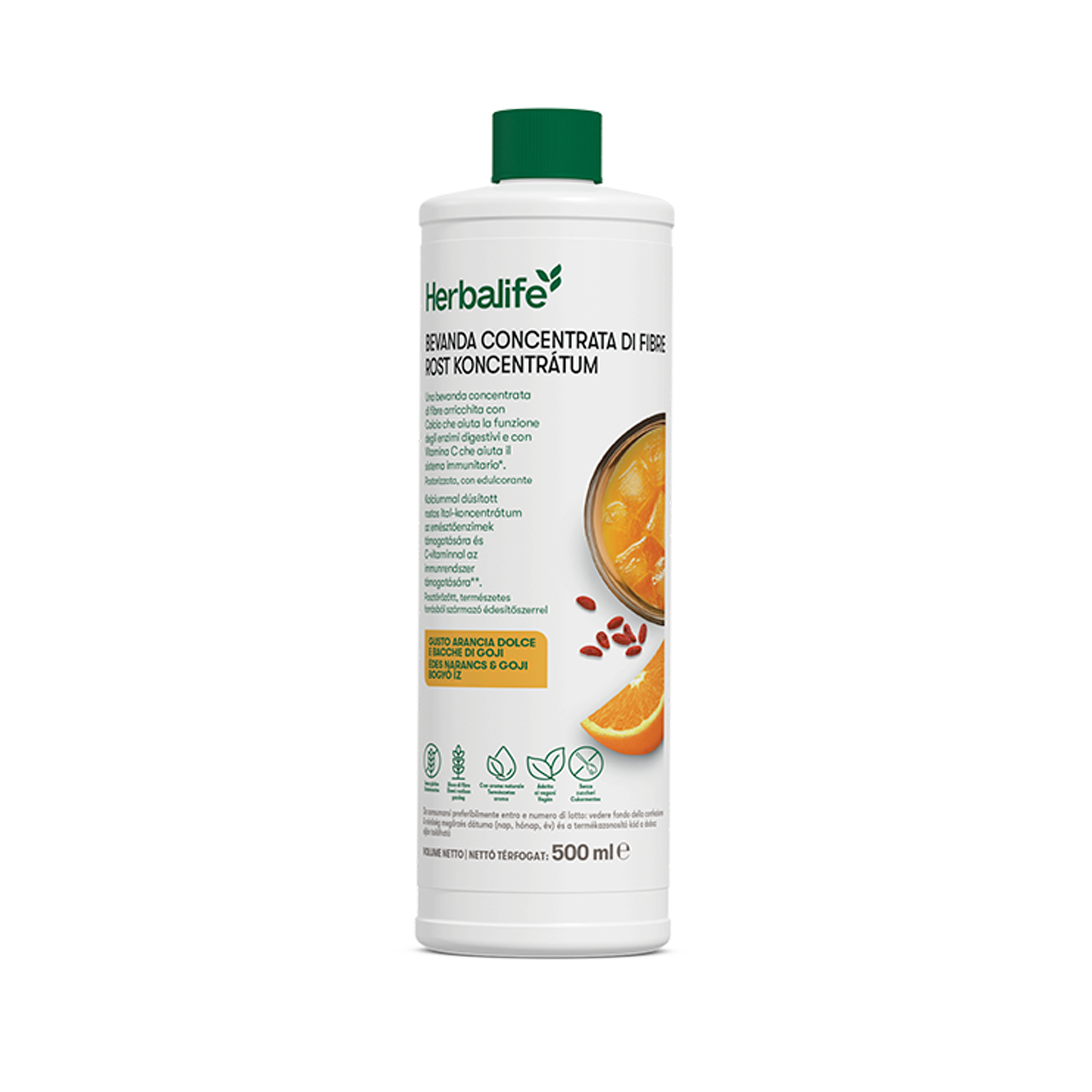 Bevanda concentrata di fibre - arancia dolce e bacche di goji – confezione ufficiale Herbalife Italia