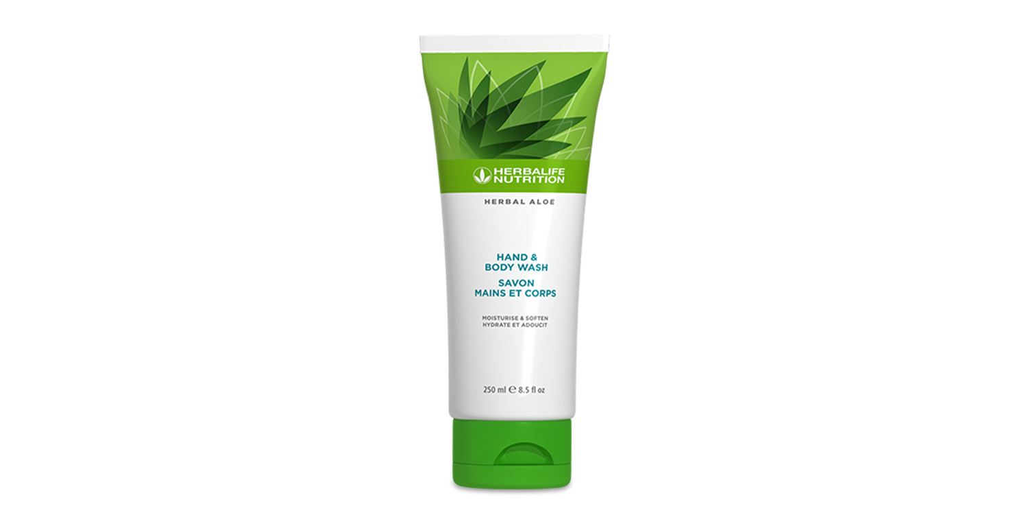 Herbal Aloe Hand & Body Wash - Bagnoschiuma (250 ml) – confezione ufficiale Herbalife Italia