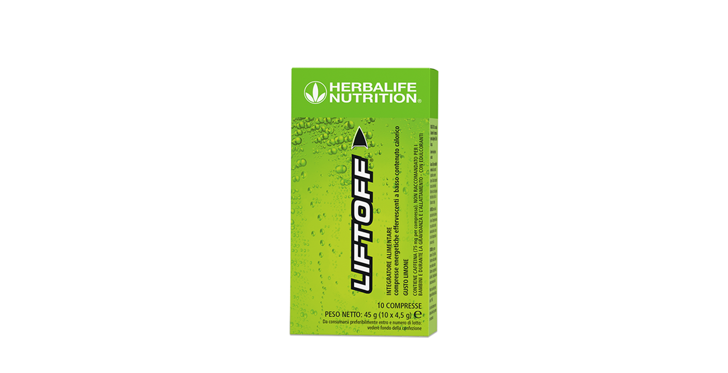 LiftOff - gusto Limone - 10 pezzi – confezione ufficiale Herbalife Italia