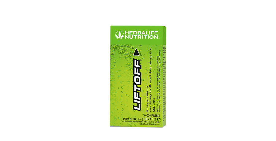 LiftOff - gusto Limone - 10 pezzi – confezione ufficiale Herbalife Italia