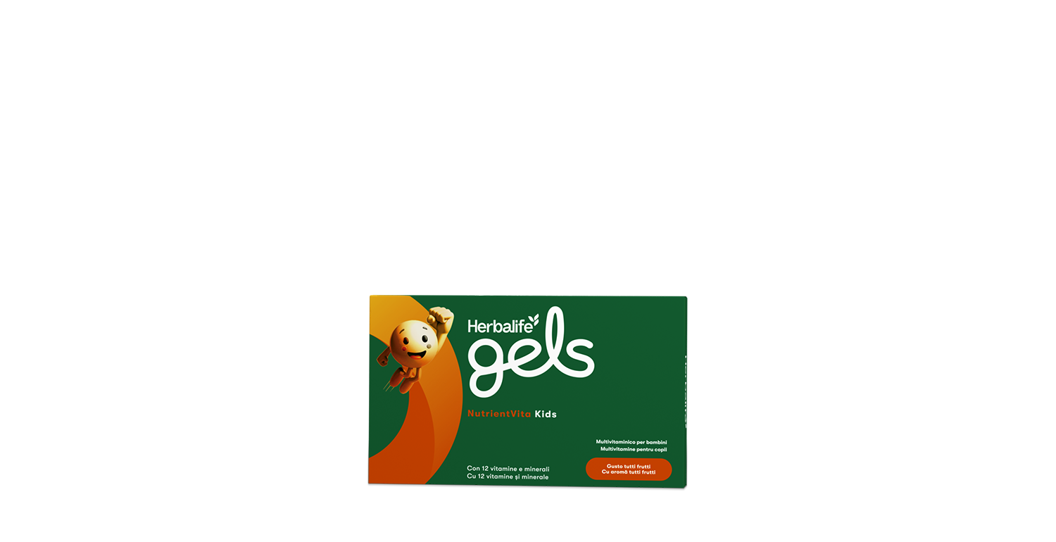 Herbalife Gels NutrientVita Kids - 30 gelatine masticabili – confezione ufficiale Herbalife Italia