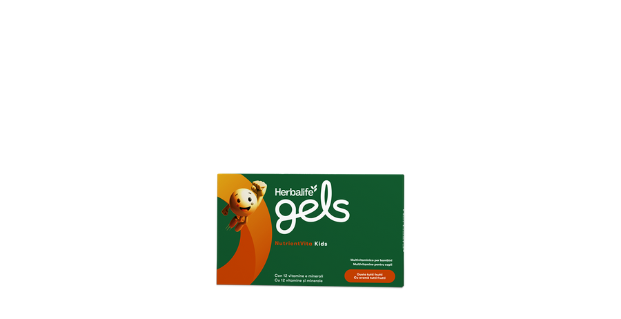 Herbalife Gels NutrientVita Kids - 30 gelatine masticabili – confezione ufficiale Herbalife Italia