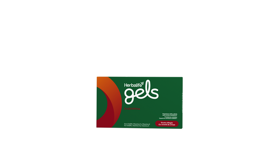 Herbalife Gels CoQ10Vita - 30 gelatine masticabili – confezione ufficiale Herbalife Italia