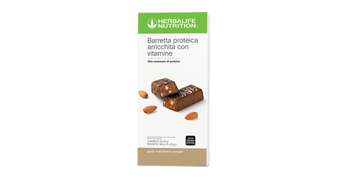Barretta proteica - Mandorla e Vaniglia - 14 barrette – confezione ufficiale Herbalife Italia