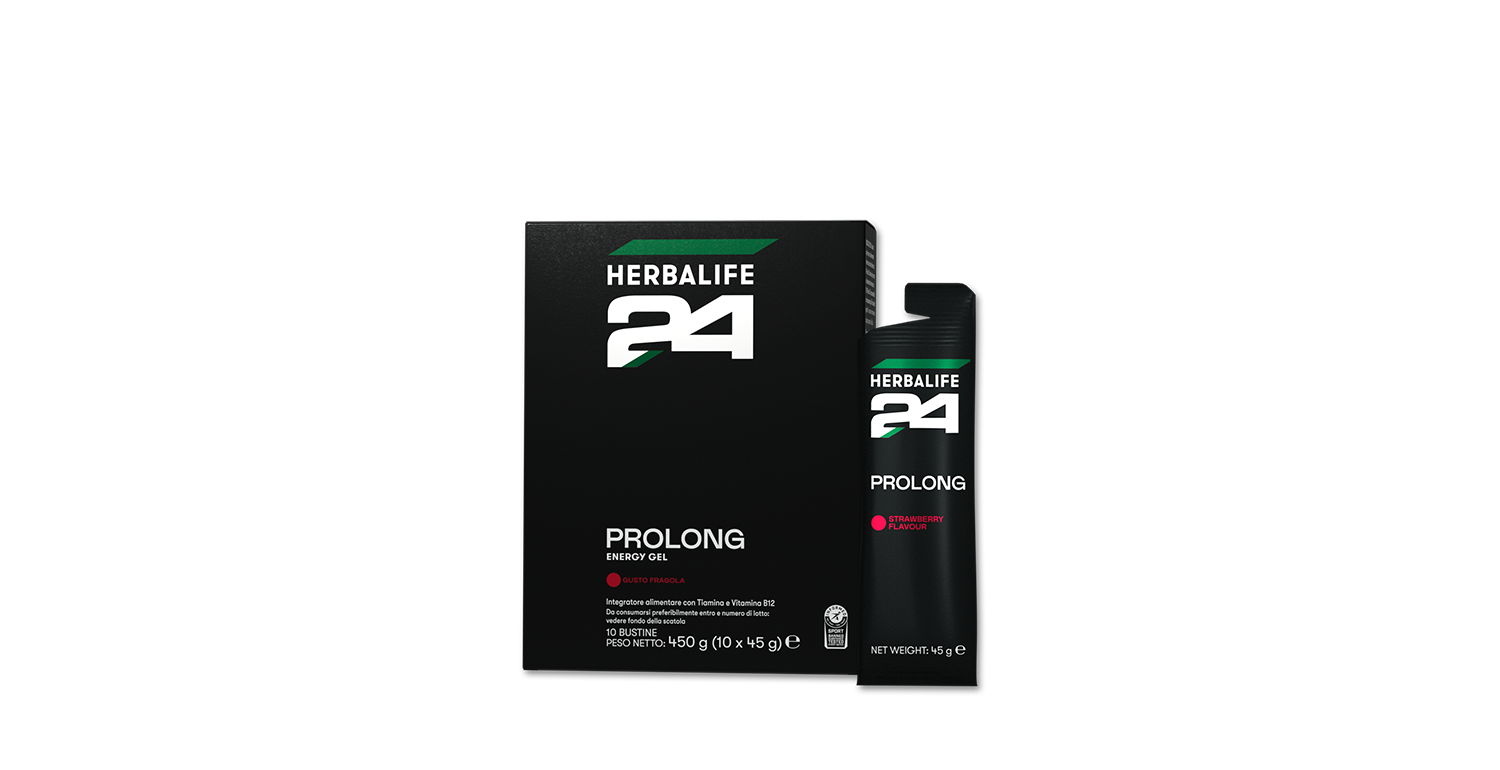 H24 Prolong Energy Gel - 10 bustine – confezione ufficiale Herbalife Italia