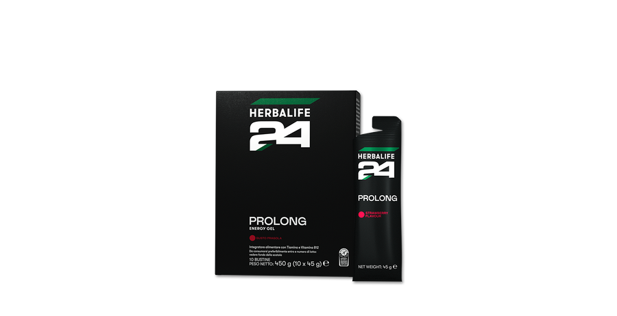 H24 Prolong Energy Gel - 10 bustine – confezione ufficiale Herbalife Italia