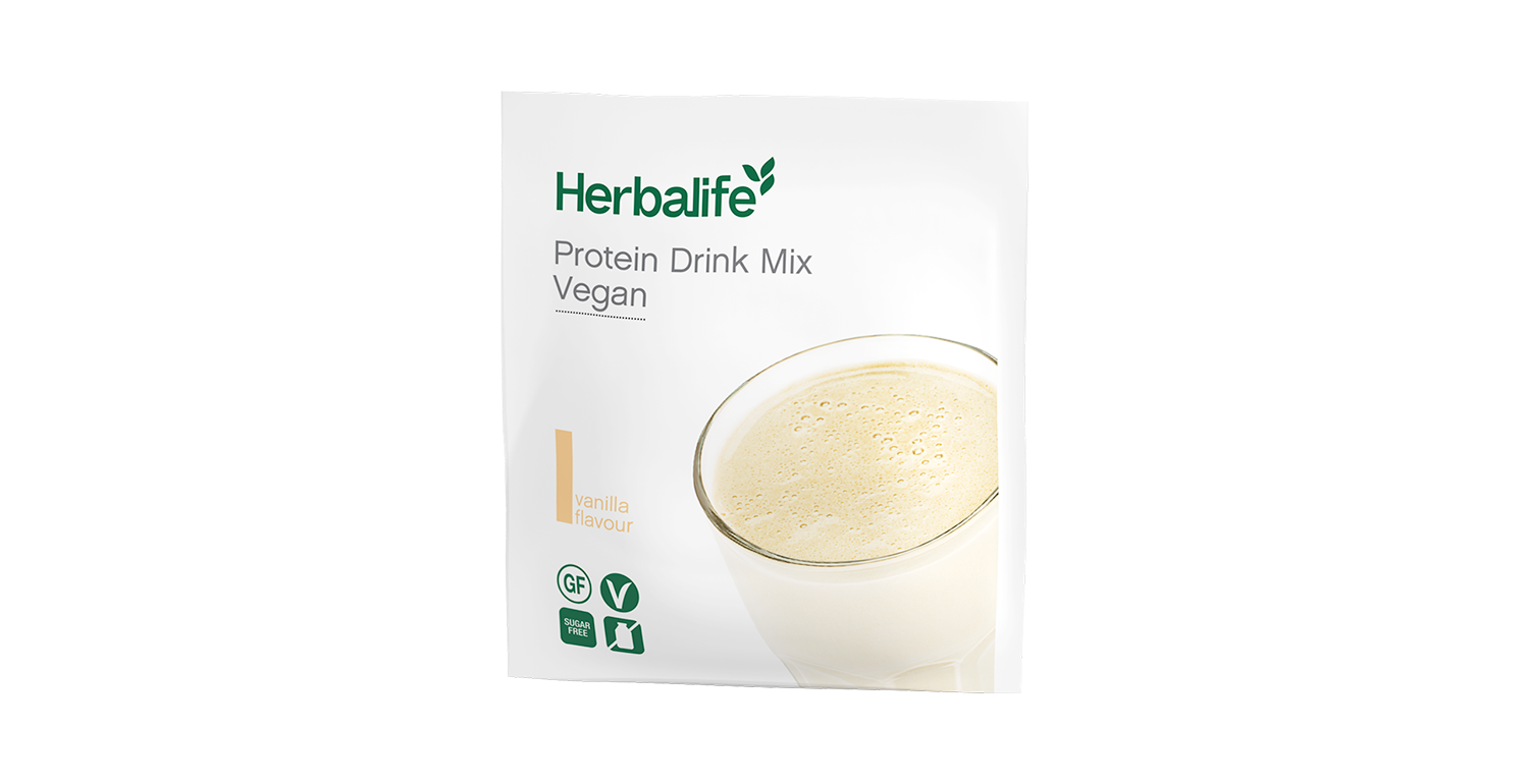 Protein Drink Mix Vegan - gusto Vaniglia - 7 bustine – confezione ufficiale Herbalife Italia