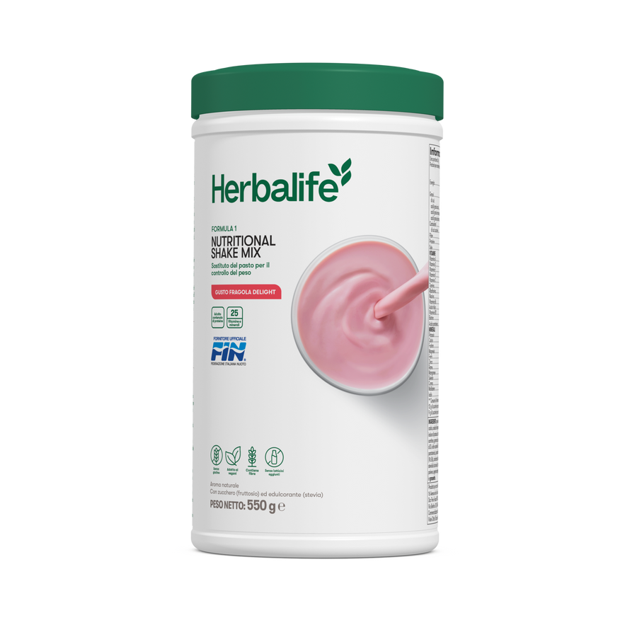 Formula 1, gusto Fragola Delight – confezione ufficiale Herbalife Italia