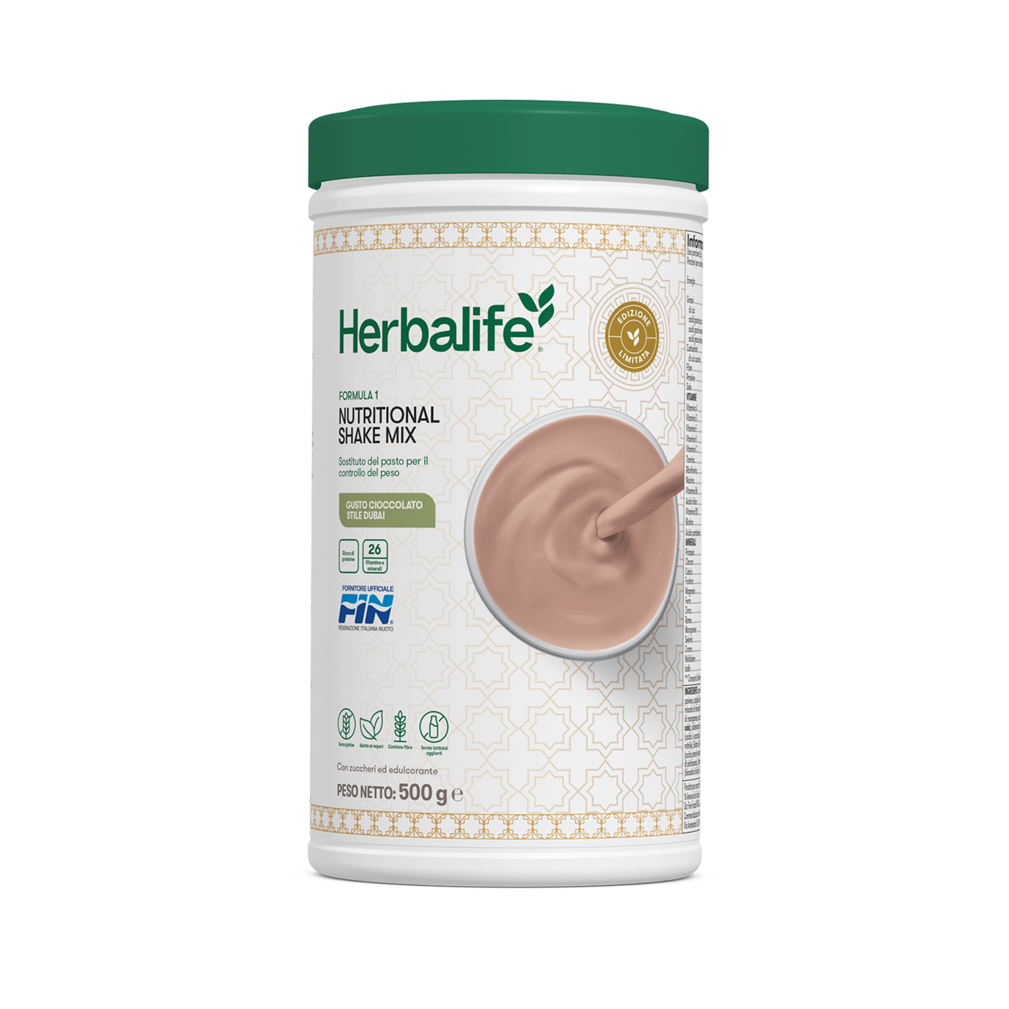 Formula 1, gusto Cioccolato Stile Dubai - Edizione Limitata – confezione ufficiale Herbalife Italia
