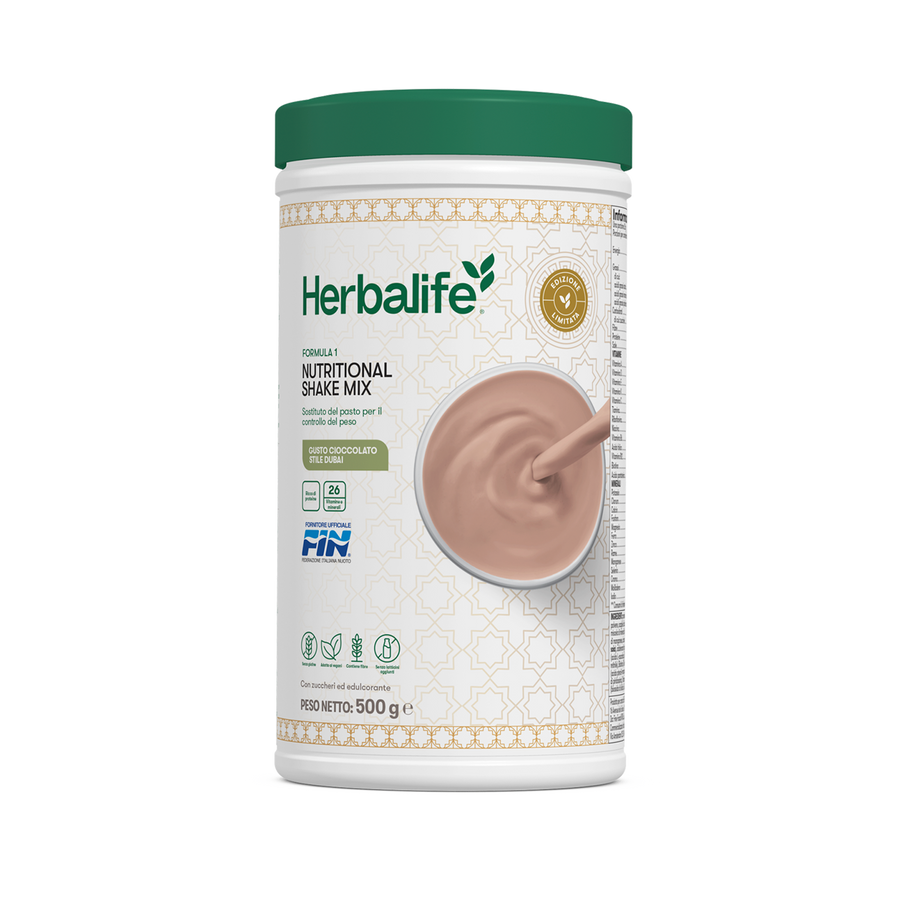 Formula 1, gusto Cioccolato Stile Dubai - Edizione Limitata – confezione ufficiale Herbalife Italia